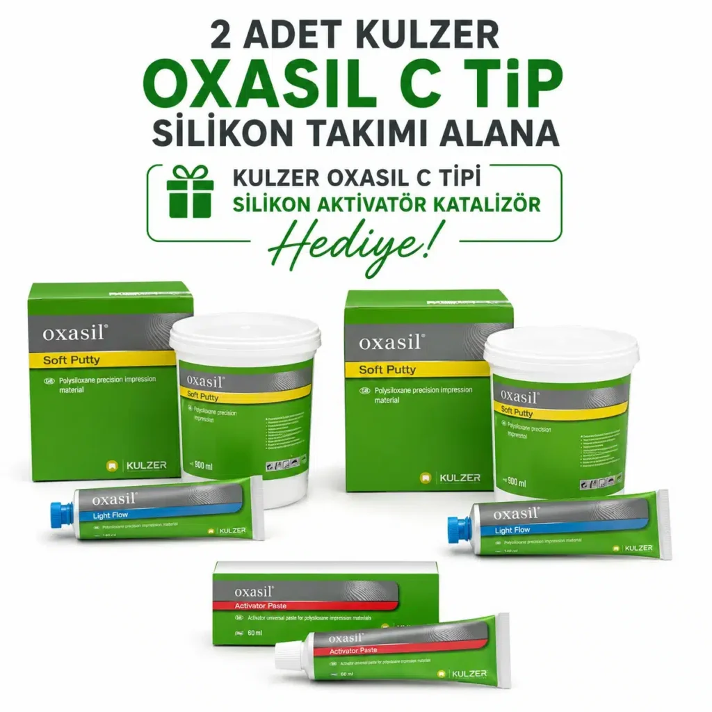 Kulzer Oxasil C Tipi Silikon Takımı 2 Adet ve Kulzer Oxasil Aktivatör Katalizör ürün görseli