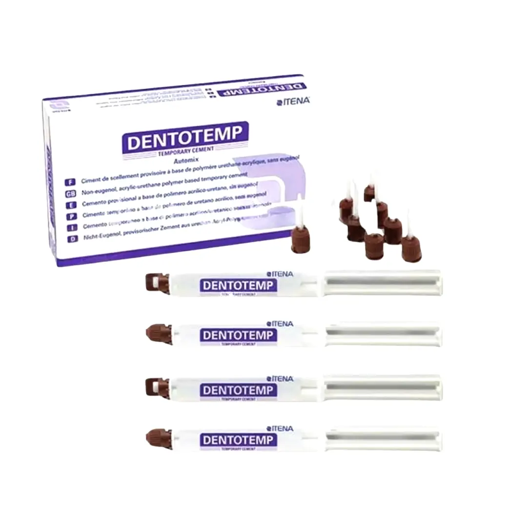 333.webp İtena DentoTemp İmplant Automix Value Kit ( Uzun Süreli Geçici Siman ) 4 x 6g Şırınga ürün görseli