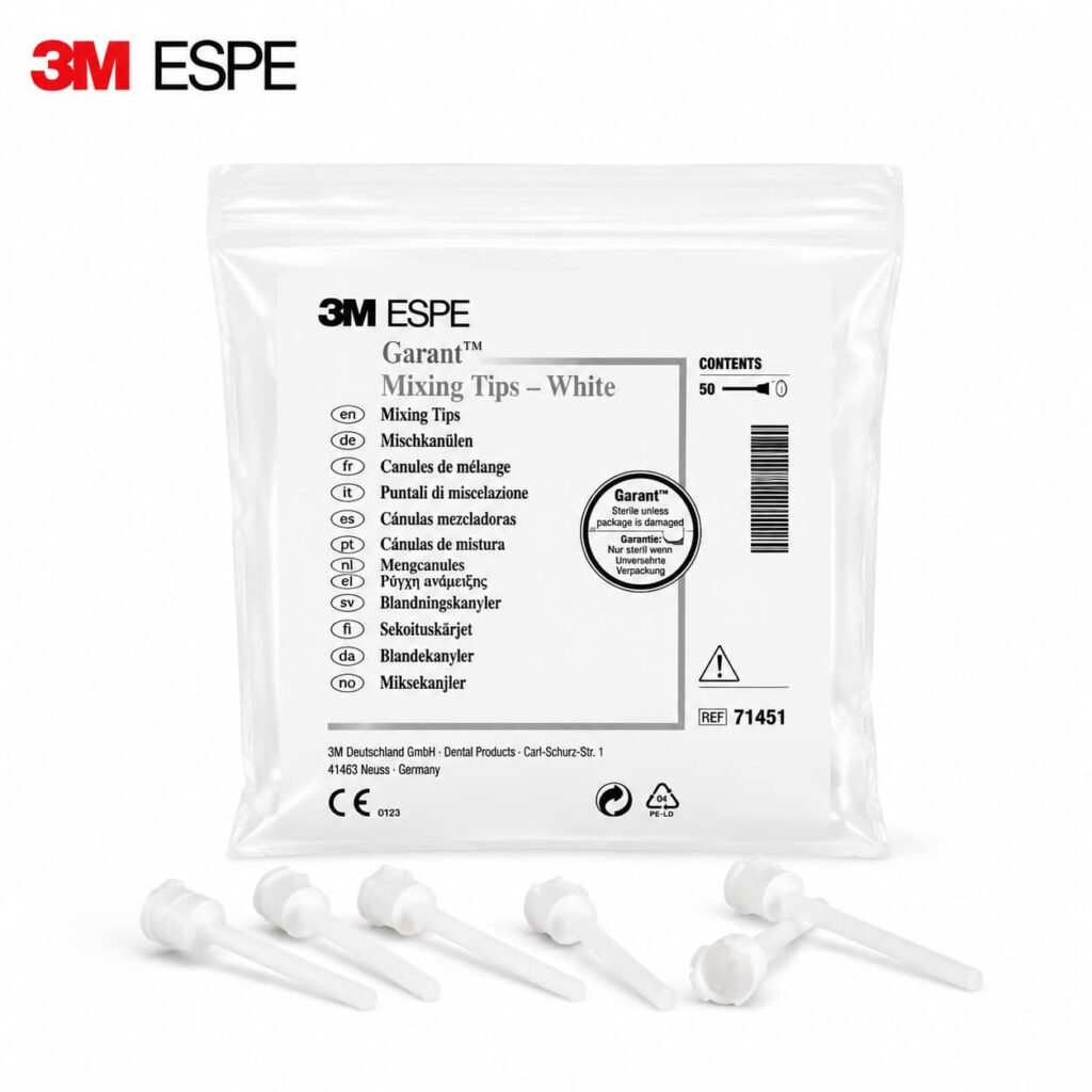 3M ESPE Garant™ Karıştırma Ucu (Beyaz) – 50 Adet ürün görseli