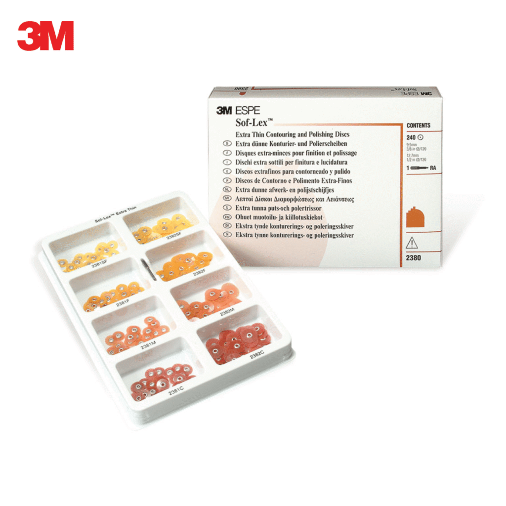 3M Sof-Lex Extra İnce Bitirme ve Cilalama Diskleri Seti ürün görseli
