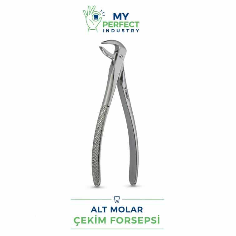 Alt Molar Diş Çekim Forsepsi 1 Adet ürün görseli