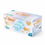 Atos düz ve esnek lastikli maske kutusu