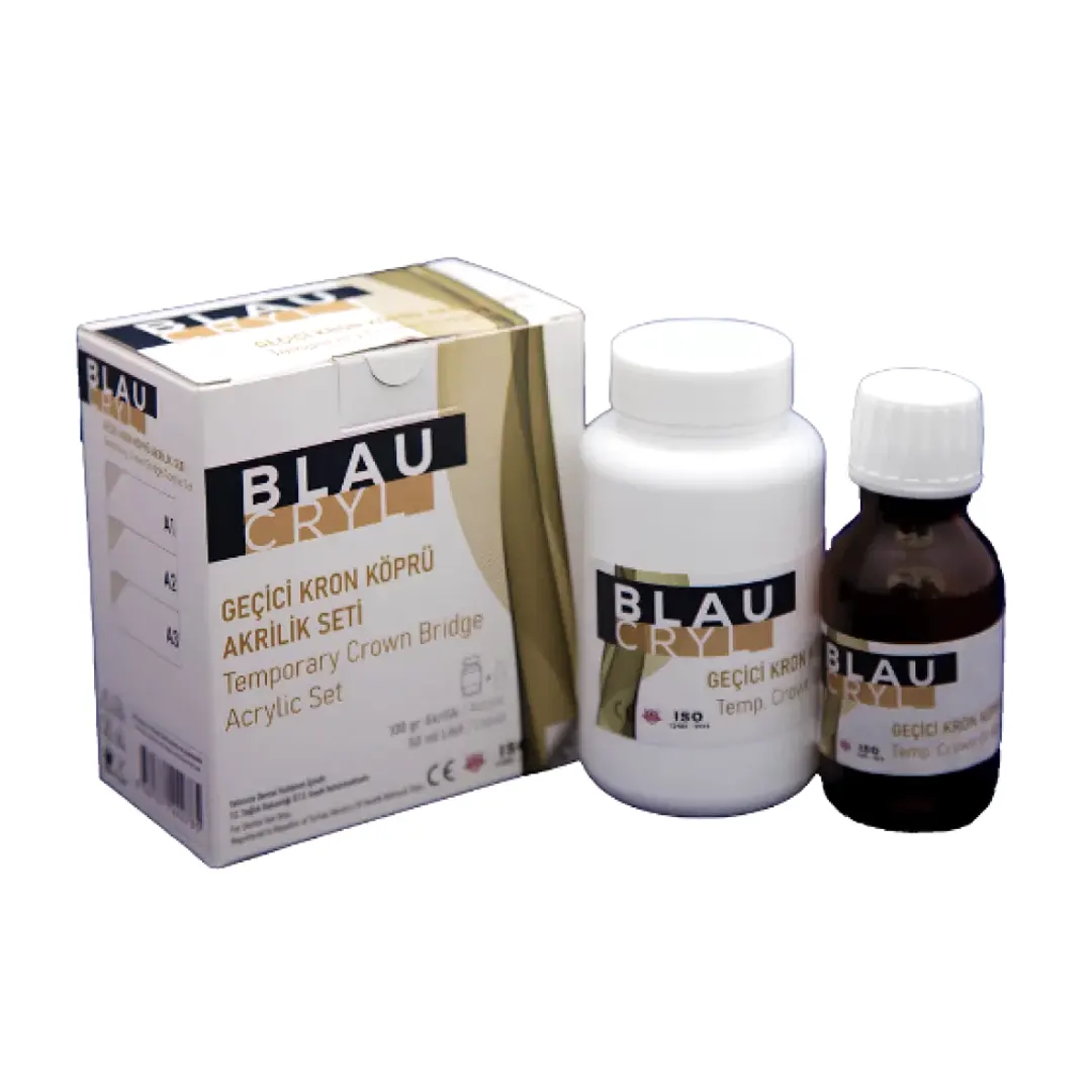 BLAU-CRYL2.webp Blau Cryl Geçici Kron Köprü Akrilik Seti ürün görseli