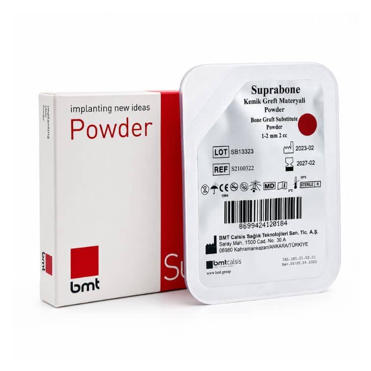 BMT Suprabone Dental Kemik Grefti Tozu (Alloplastik Kemik Grefti) 2 cc ürün görseli