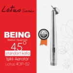 BEING Işıklı Aeratör Lotus 401P 45 Derece Supertorque Standart Kafa Push Button ürün görseli