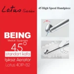 BEING Işıksız Aeratör Lotus 401P 45 Derece Supertorque Standart Kafa Push Button ürün görseli