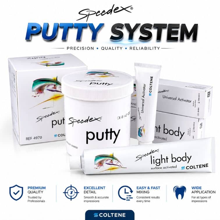 Coltene Speedex Takım (Putty 910ml+Light Body 140ml+Activator 60ml) ürün görseli