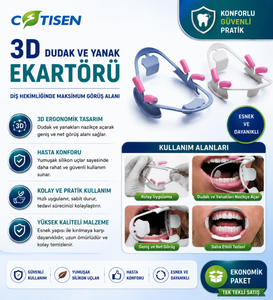 Cotisen 3D Dudak ve Yanak Ekartörü (1 Adet ) ürün görseli