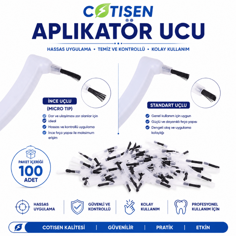 Cotisen Aplikatör Ucu (100 Adet) ürün görseli