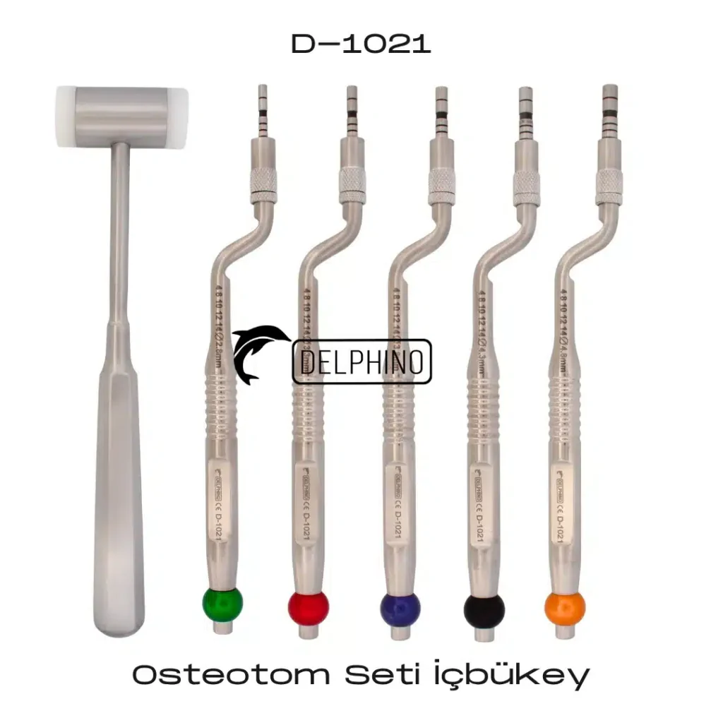 Delphino Osteotom Seti İçbükey (Kapalı Sinüs Lift Seti) ürün görseli