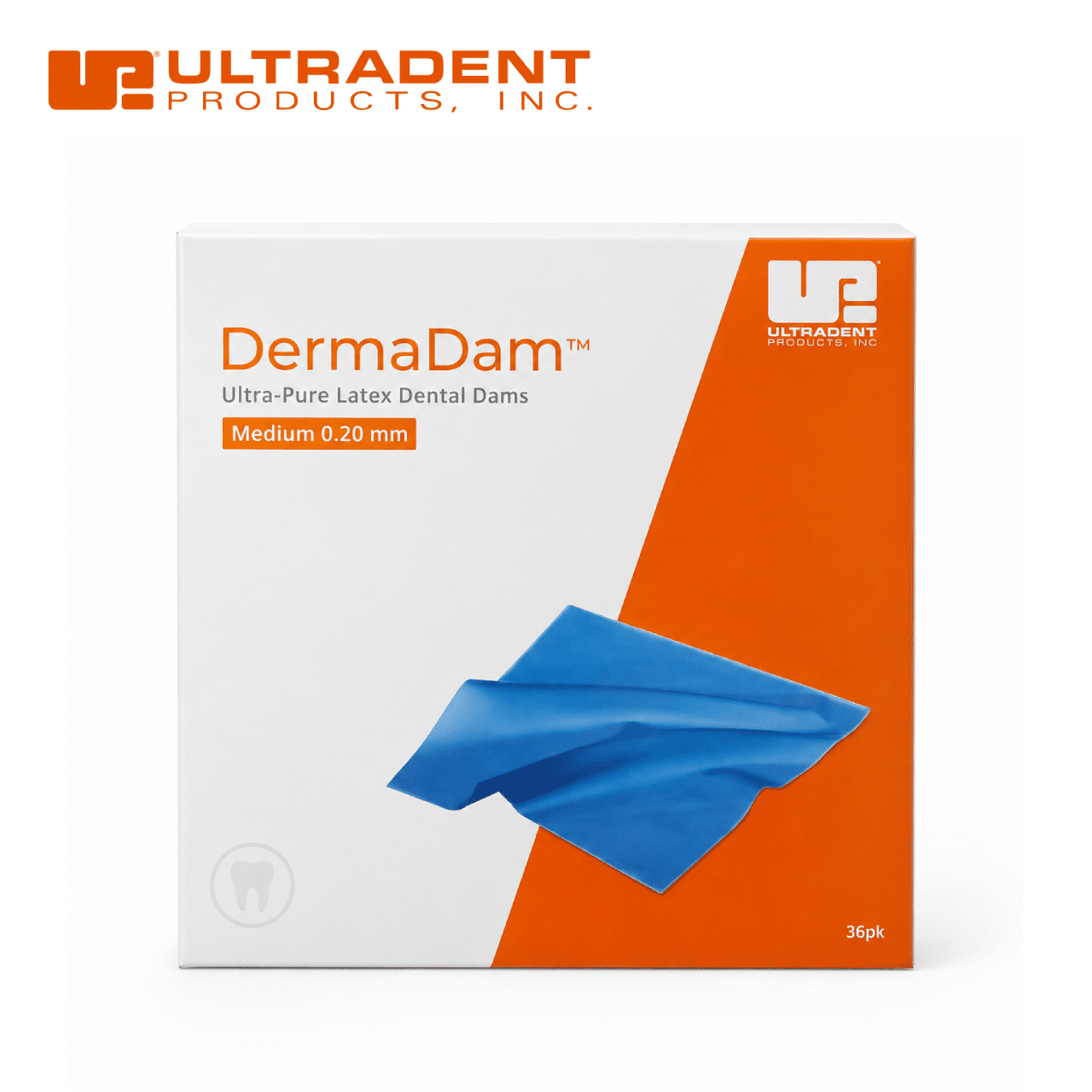 DERMADAM-MEDIUM-36PK.png Ultradent DermaDam Rubber Dam İzolasyon Lastiği (Medium-Heavy) ürün görseli