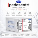 DOĞSAN D1160 Pedesente PDO Emilebilir Cerrahi İplik 6/0 16 mm 1/2 Daire Yuvarlak İğne 45 cm ürün görseli