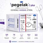 DOĞSAN Pegelak® C-Plus Antibakteriyel Cerrahi Sütür | REF: L5400A ürün görseli