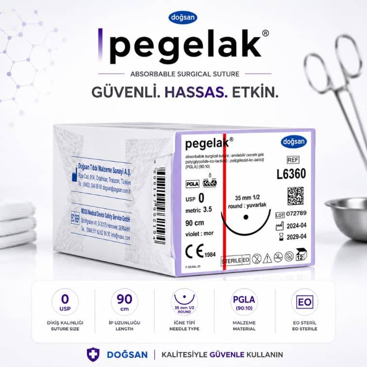 DOGSAN-PegelakEmilebilir-Cerrahi-SuturREFL6360.jpg DOĞSAN Pegelak® Emilebilir Cerrahi Sütür | REF: L6360 ürün görseli