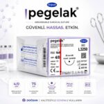 DOĞSAN Pegelak® Cerrahi Sütür REF L3250 – USP 4/0 75 cm 25 mm 1/2 Yuvarlak (Emilebilir) ürün görseli