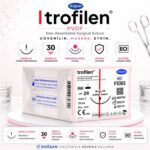 DOĞSAN Trofilen® Cerrahi Sütür REF F5303 – USP 2/0 75 cm 30 mm 3/8 Keskin ürün görseli