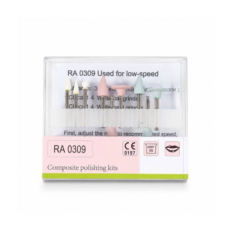 Dental Kompozit Parlatma Kiti RA0309 – Düşük Hız, 9 Parça ürün görseli