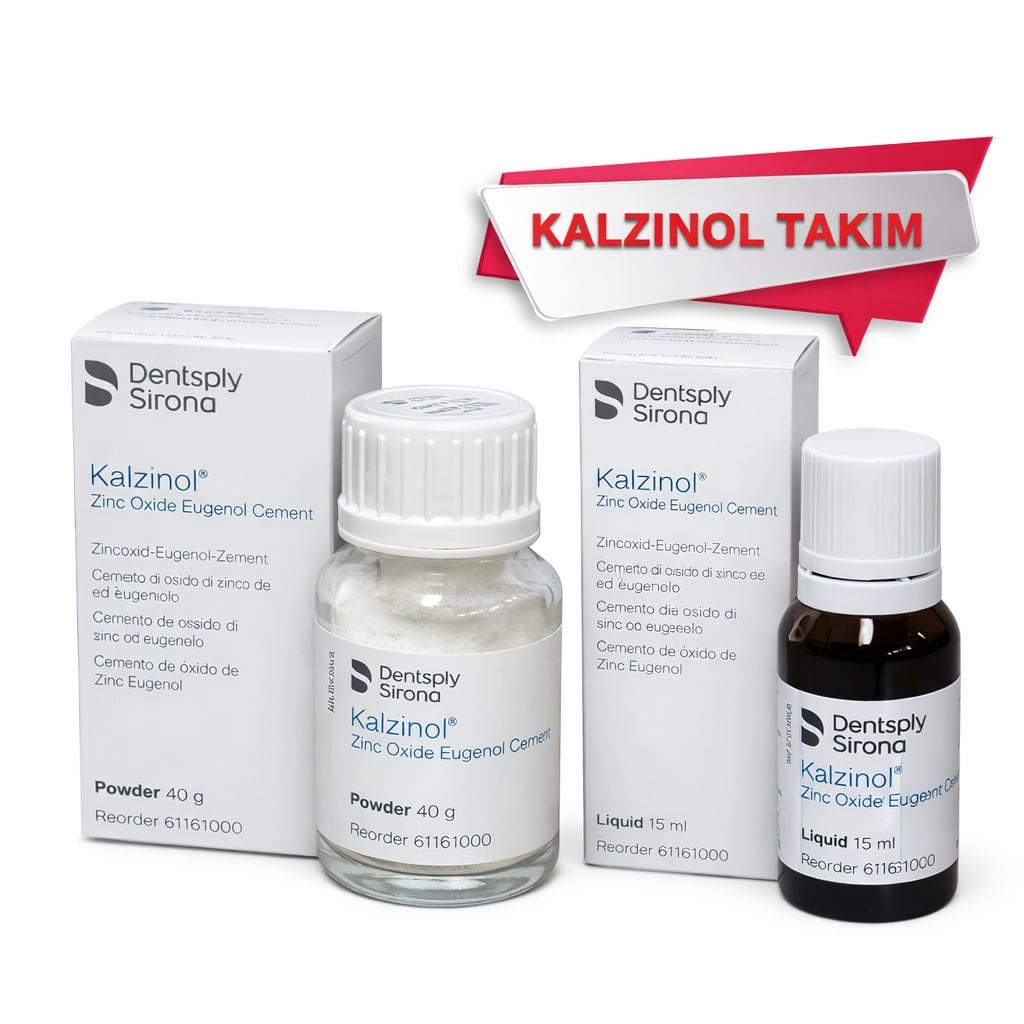 Dentsply Sirona Kalzinol Çinko Oksit Ojenol Siman 40 Gr Toz ve Likit ürün görseli
