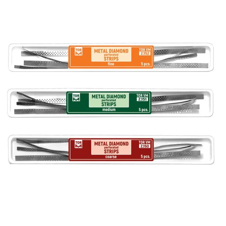Diamond Perforated Strips (5 Adet / Kutu) – Elmas Kaplı Polisaj Şeritleri ürün görseli