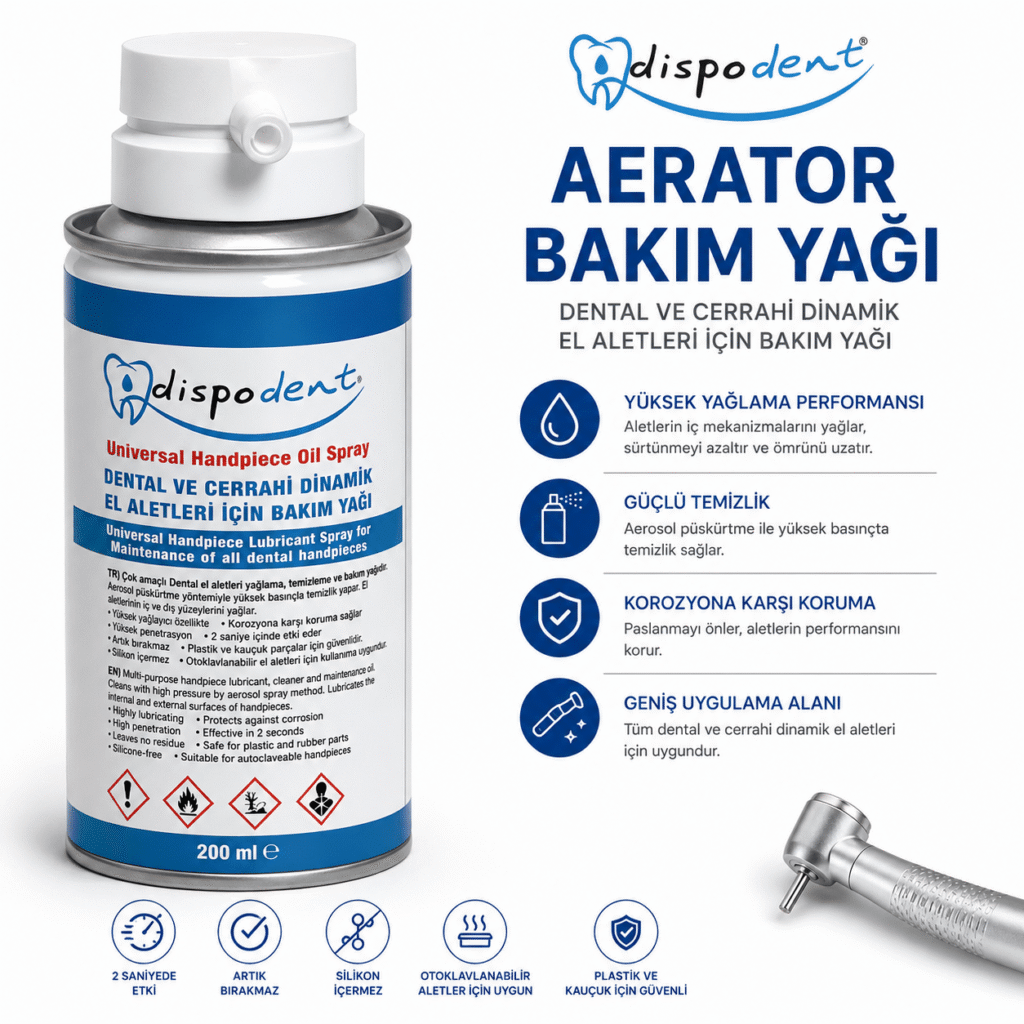 Dispodent Aeratör Bakım Yağı Spreyi ürün görseli