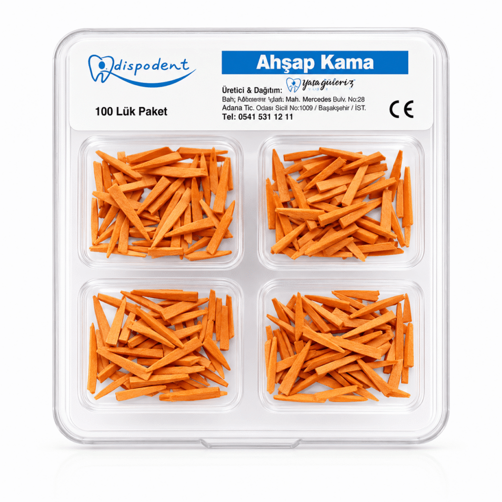Dispodent Ahşap Kama 100’lük Paket ürün görseli