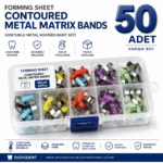 Dispodent Forming Sheet Contoured Metal Matrix Bands 50 Adet ürün görseli