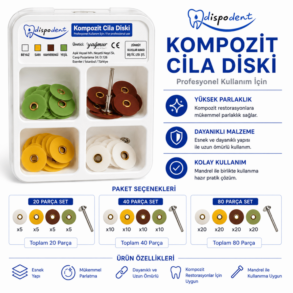Dispodent Kompozit Cila Diski Seti ürün görseli