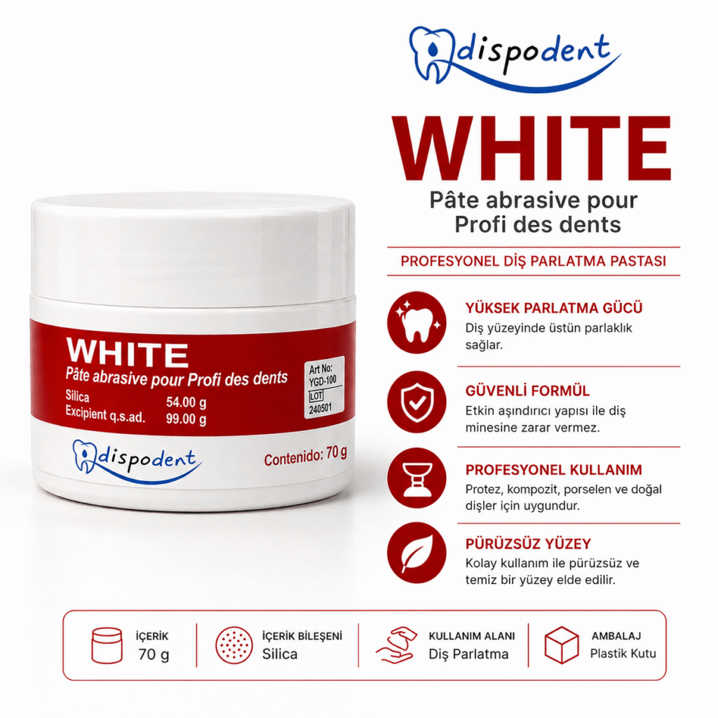 Dispodent White Diş Parlatma Pastası 70 g ürün görseli