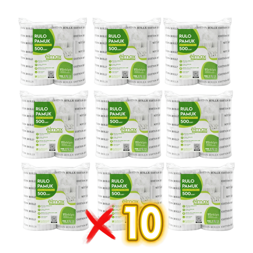 Elmax Rulo Pamuk 500 Adet x 10 Paket ürün görseli