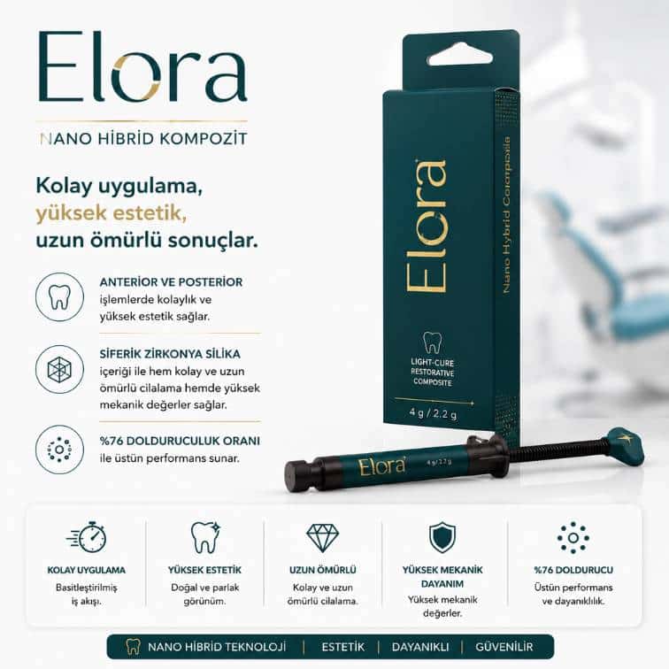 FGM Dental Elora kompozit şırınga 1 adet ürün görseli