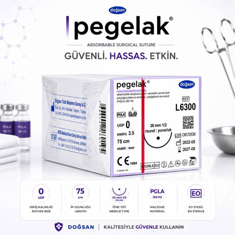 DOĞSAN Pegelak L6300 emilebilir cerrahi sütür