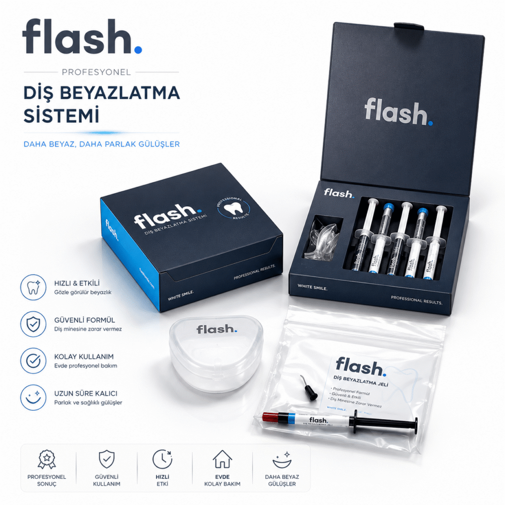 Flash Take Home Whitening System Ev Tipi Diş Beyazlatma Seti ürün görseli