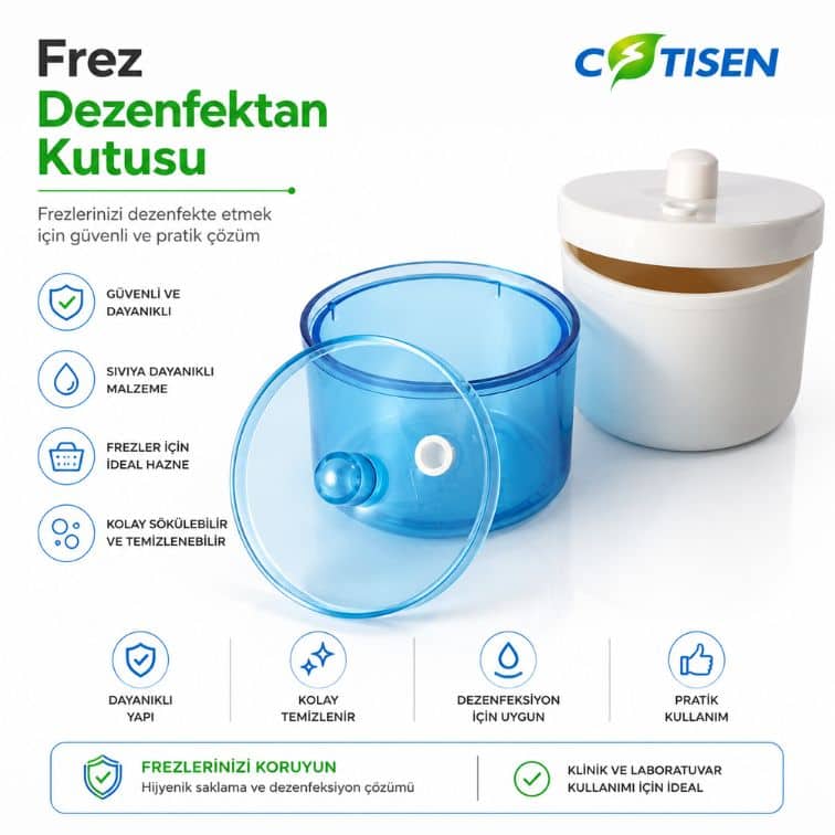 Cotisen Frez Dezenfektan Kutusu ürün görseli