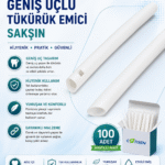Geniş Uçlu Tükürük Emici Sakşın (100 Adet) ürün görseli