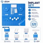 İmplant Örtü Seti 20 Adet – Steril Cerrahi İmplant Örtü Seti ürün görseli