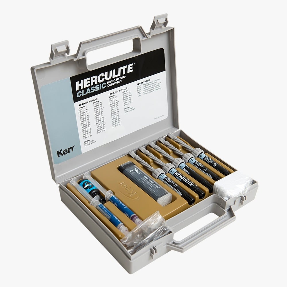 Kerr Herculite Classic Standart Kit Kompozit Set ( 5 Tüp + Optibond Universal + 2 Asit ) ürün görseli