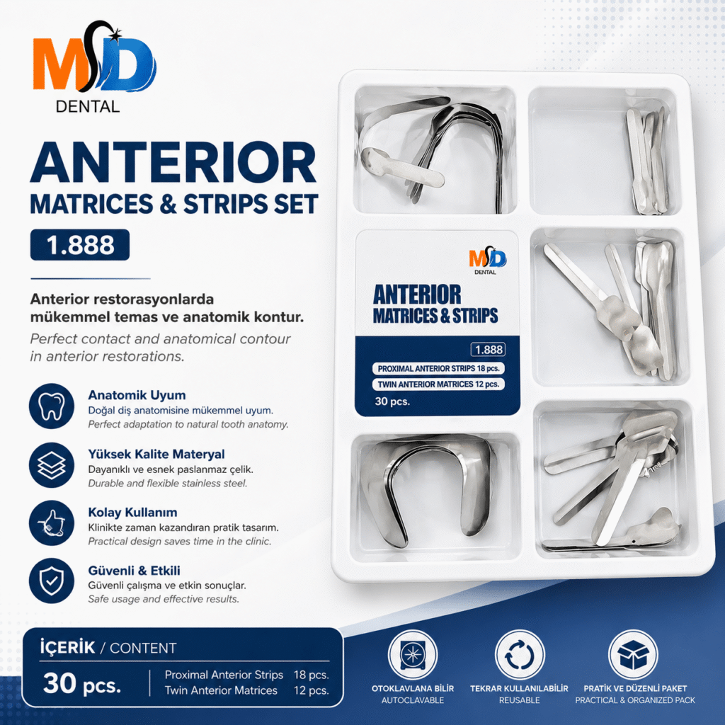 MD Anterior Matrices & Strips Set 1.888 (30 Parça) ürün görseli