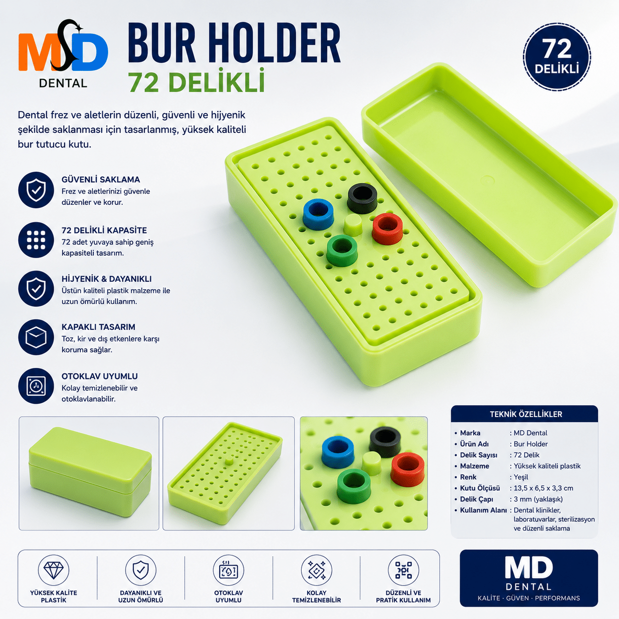 MD-Bur-Holder-72-Delikli.png MD Bur Holder 72 Delikli ürün görseli