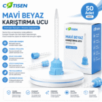 Mavi Beyaz Karıştırma Ucu (50 Adet) ürün görseli