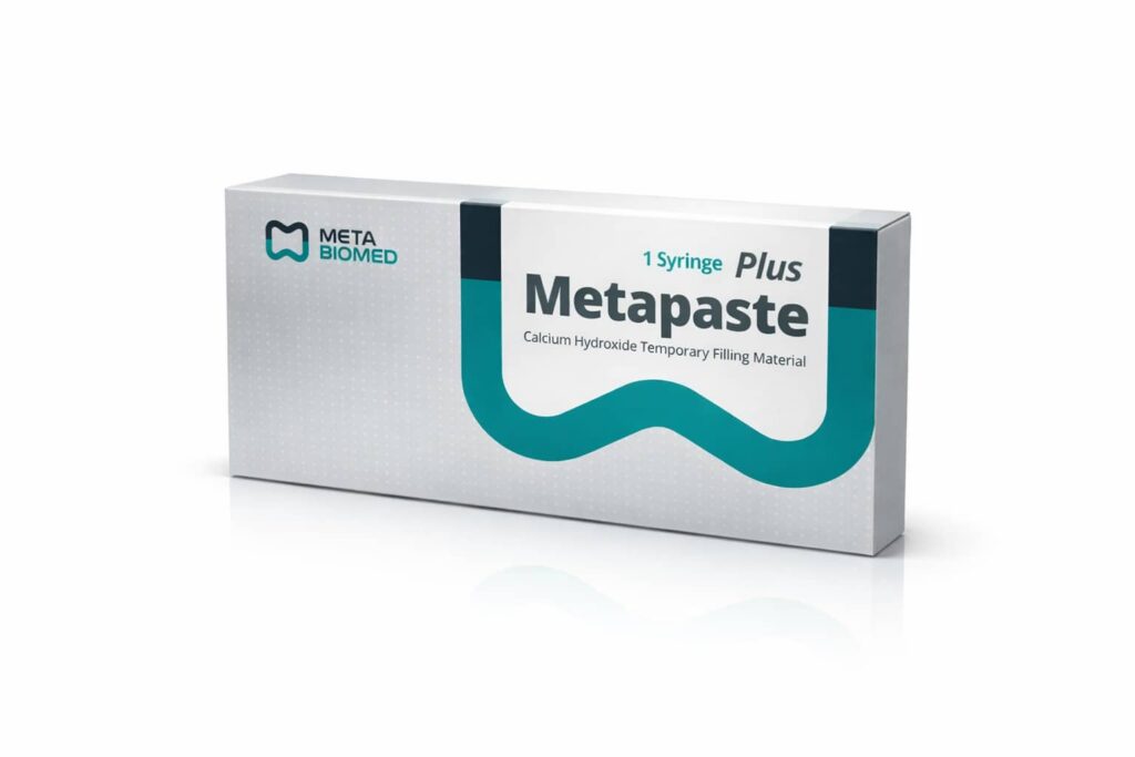 Meta Biomed Metapaste Plus Su Bazlı Kalsiyum Hidroksit Geçici Kök Kanal Dolgu Materyali 2,2 g ürün görseli