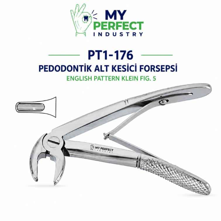 My Perfect Industry PT1-176 English Pattern Klein Pedodontik Alt Kesici Forsepsi ürün görseli