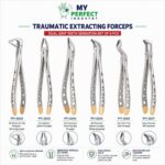 My Perfect Industry PT1-224 Dual Grip Traumatic Extracting Forceps Seti (6 Parça) ürün görseli