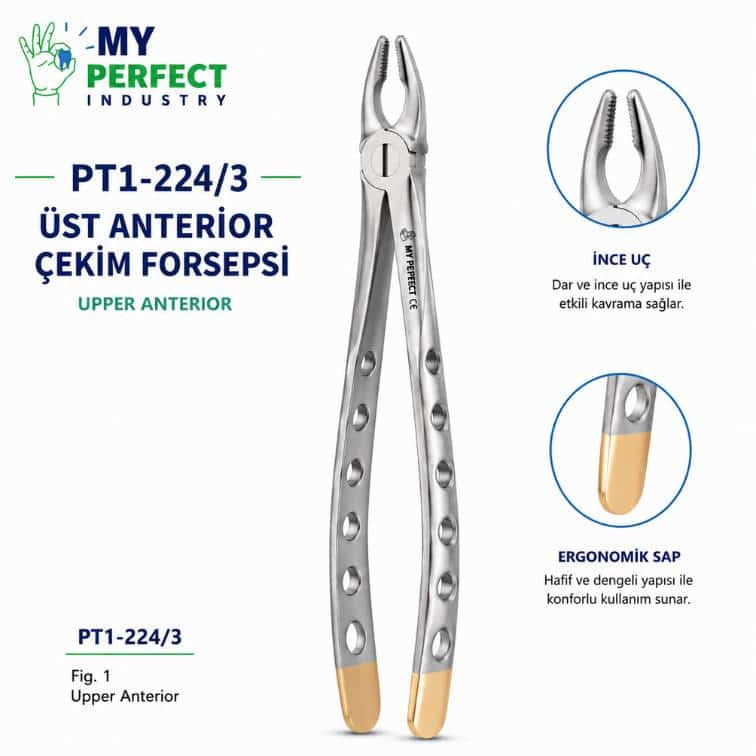 My Perfect Industry PT1-224/3 Üst Anterior Çekim Forsepsi ürün görseli