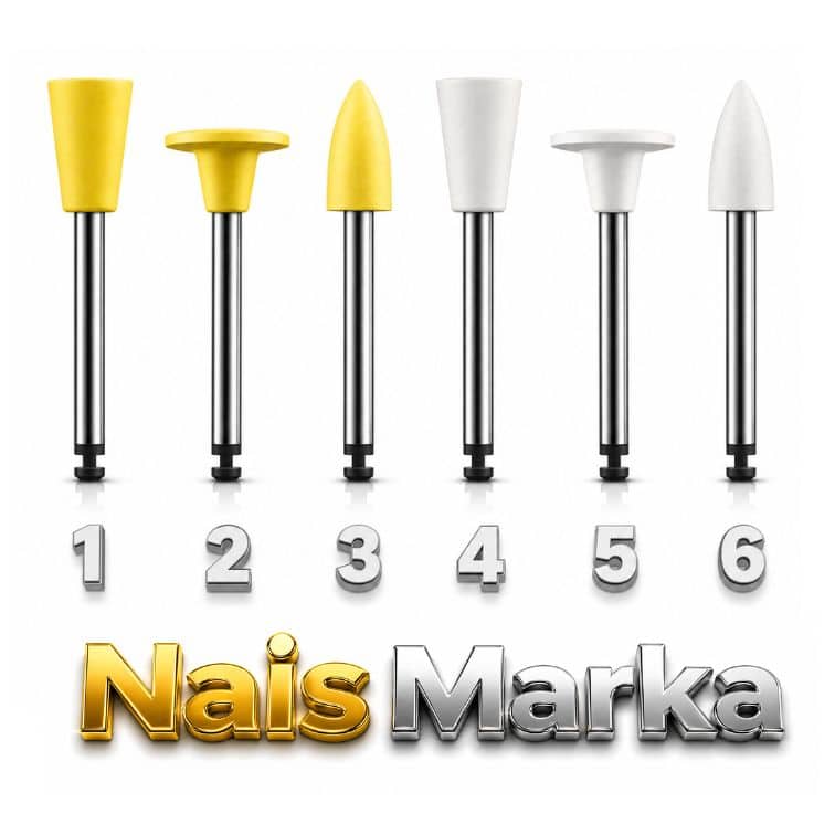 Nais Kompozit Cila Lastiği (Sarı / Beyaz) – Disk, Ters Konik, Büyük Labut Tekli ürün görseli