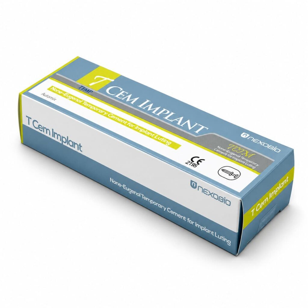 Nexobio T-Cem İmplant Yapıştırıcısı (Geçici Siman – Automix Sistem) ürün görseli