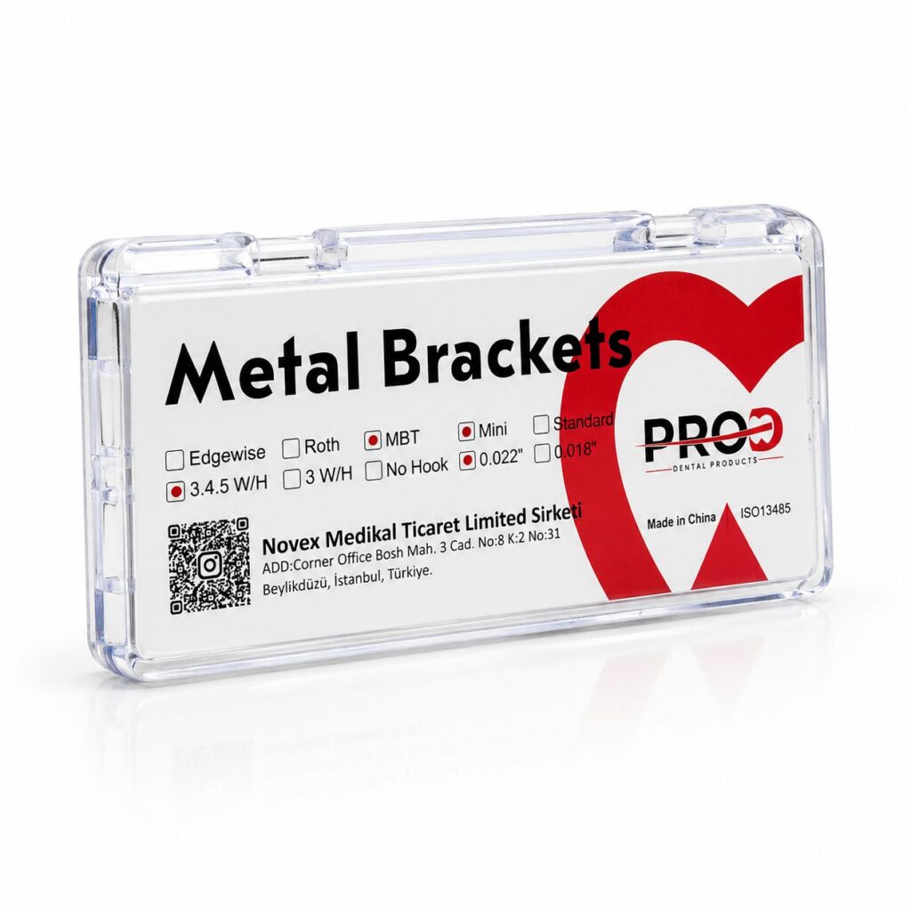 Pro Ortodontik Braket 345 with Hooks ürün görseli
