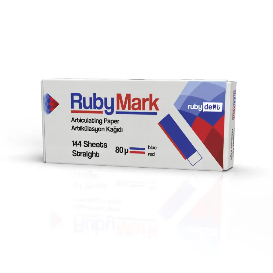 RUBY-DENT-Rubymark-Artikulasyon-Kagidi-Duz.webp Ruby Dent Rubymark Artikülasyon Kağıdı Düz (I) Form - 144 Yaprak ürün görseli