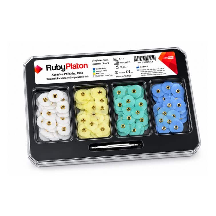 RubyPlaton Kompozit Parlatma ve Zımpara Disk Seti (240 Adet) ürün görseli