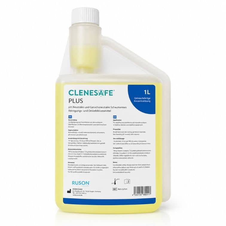 Ruson Cleansafe Plus 1 Litre – Konsantre Dental ve Medikal Alet Dezenfektanı ürün görseli