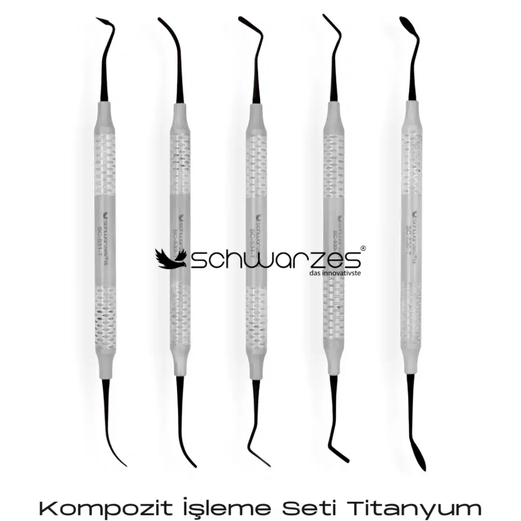 SCHWARZES Kompozit İşleme Seti Titanyum ürün görseli